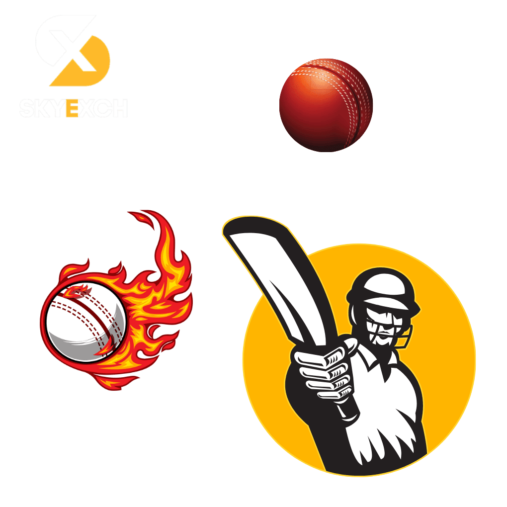 Blazing ball, cricket ball, and regular ball symbolizing high-energy Gaming Entertainment and action-packed Predictions