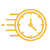 Running clock icon with ‘Daily Bettors’ text below, emphasizing regular betting opportunities and daily engagement on SkyXchange.